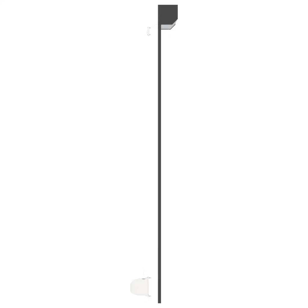 Persiana a rullo Antracite 100 x 210 cm Alluminio e poliuretano