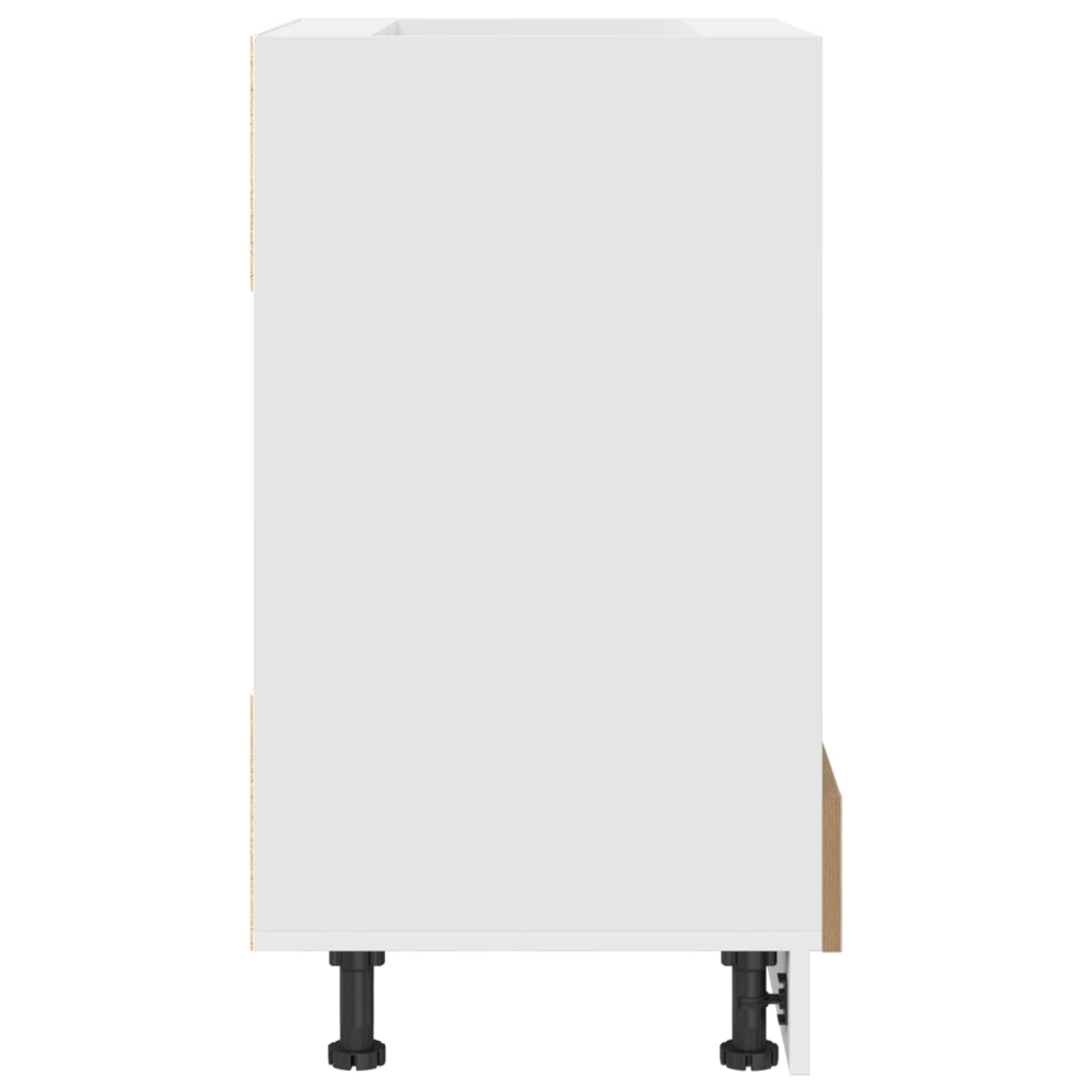 Armadio forno in rovere artigianale 60x46x81.5 cm in legno ingegnerizzato
