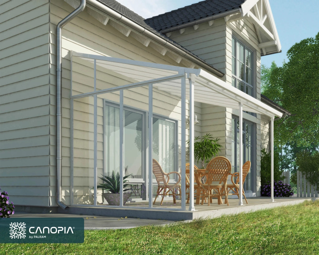 Parete laterale 3m Pergola Bianco