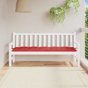 Cuscino per Panca-Cuscini per panchina Rosso 180x50x7 cm in Tessuto Oxford