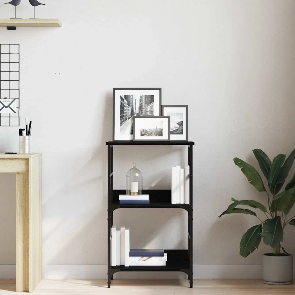 Libreria Rovere Nero 50 x 33 x 82 cm Legno multistrato 863545