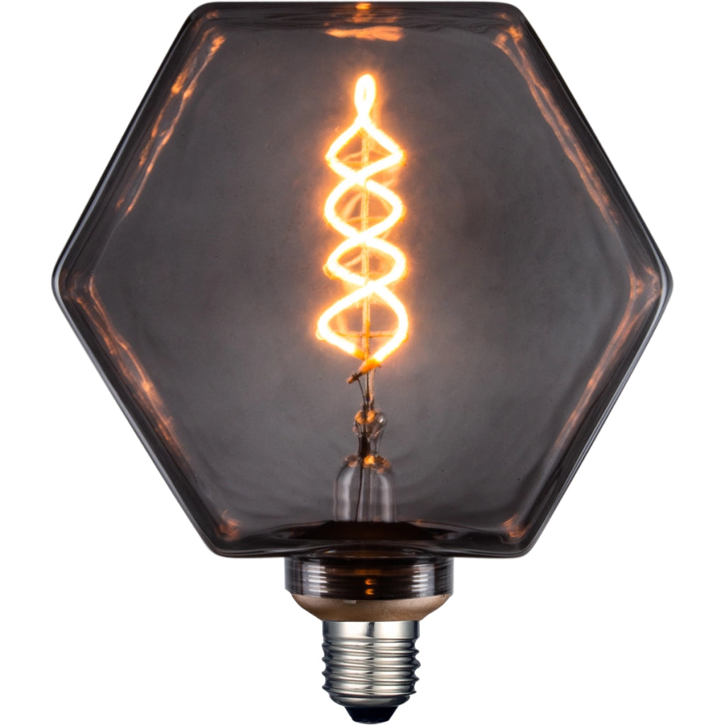 Lampadina LED Filament DecoVintage Smoke E27 4W Polux