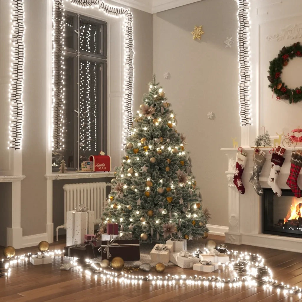 Stringa di Luce LED con 400 Luci LED Bianco Freddo in PVC CFW9373797