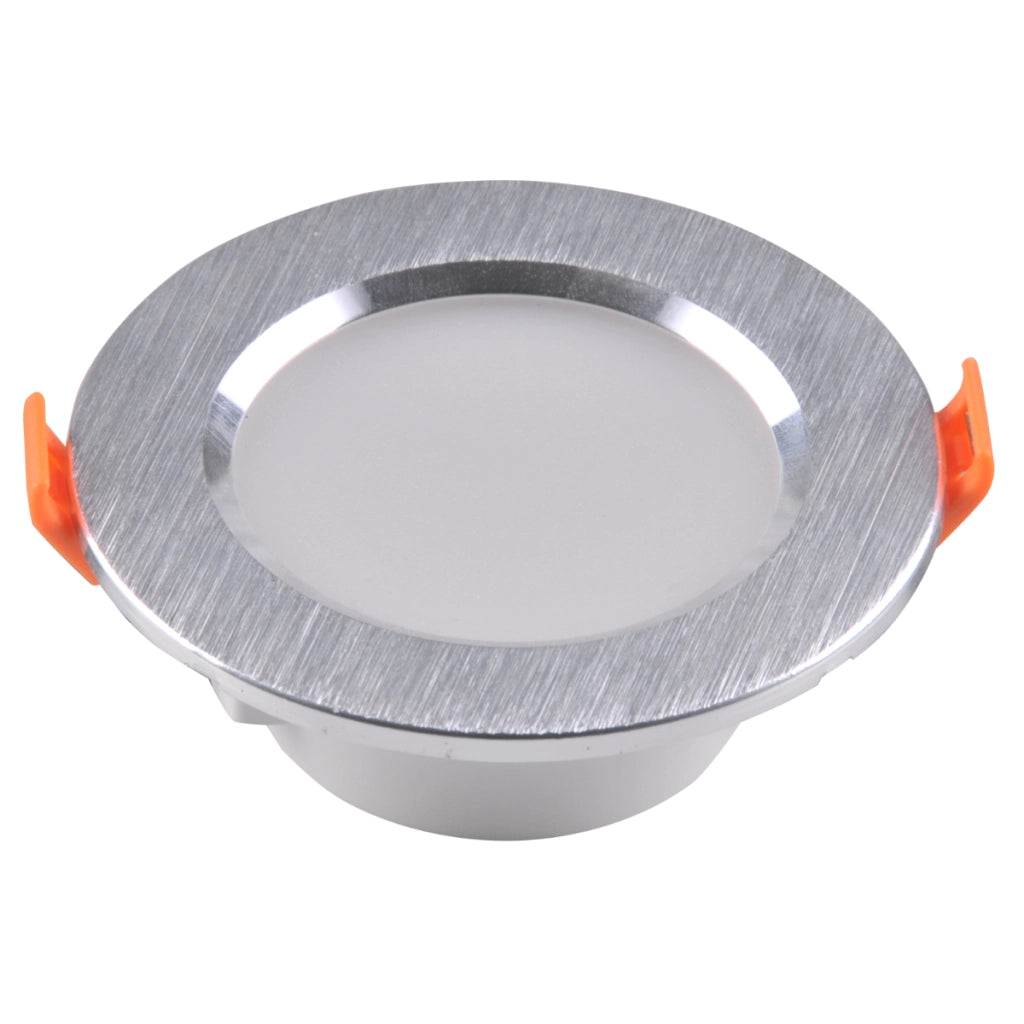 Faretto LED incasso Polux ZOE argento 4,8W 4000K 430lm
