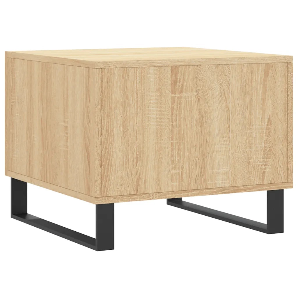 Tavolini Salotto 2pz Rovere Sonoma 50x50x40cm Legno Multistrato 829451