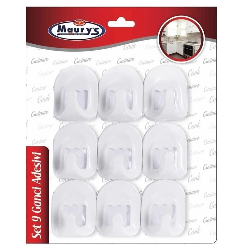 MAURY'S GANCI ADESIVI 9 PZ