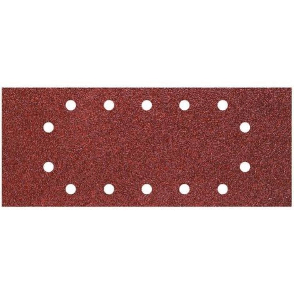 Carta Abrasiva Orbitale Perforato Grana 80 (L X L) 280Mm X 115Mm 5Pz - Wolfcraft