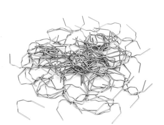 Nastro di fissaggio 0,8 mm - 100 pezzi - Acciaio inossidabile - Riparazione di bumper - Lasciare la plastica - Stile "V" - Lacci per le linee di fissaggio