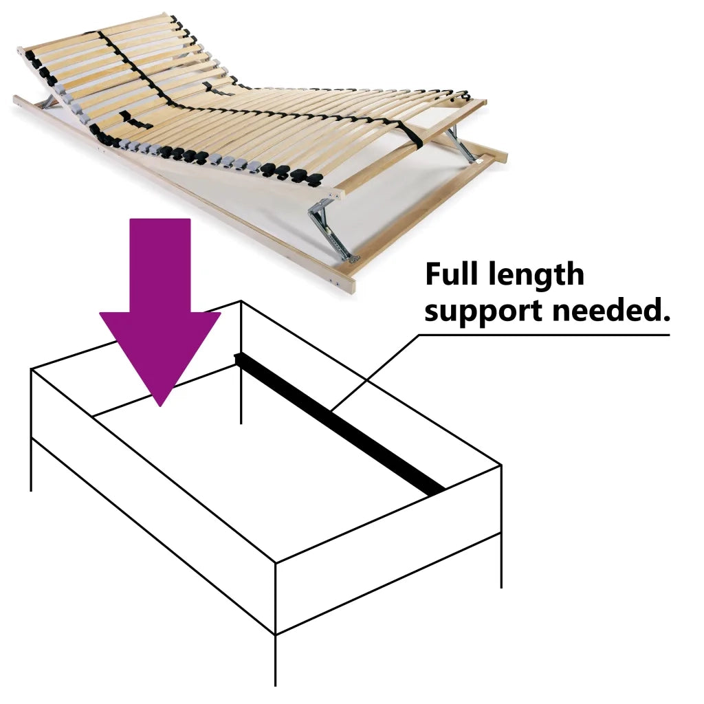 Rete a Doghe 7 Zone senza Materasso con 28 Doghe 70x200 cm 246455