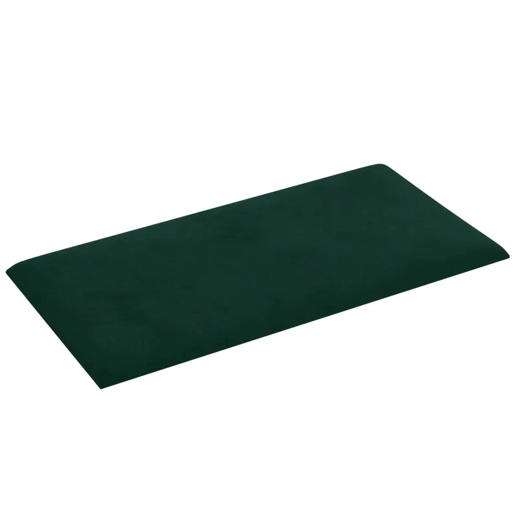 Testiera da Parete 12 pcs Verde Scuro 60 x 30 cm Velluto 4008353
