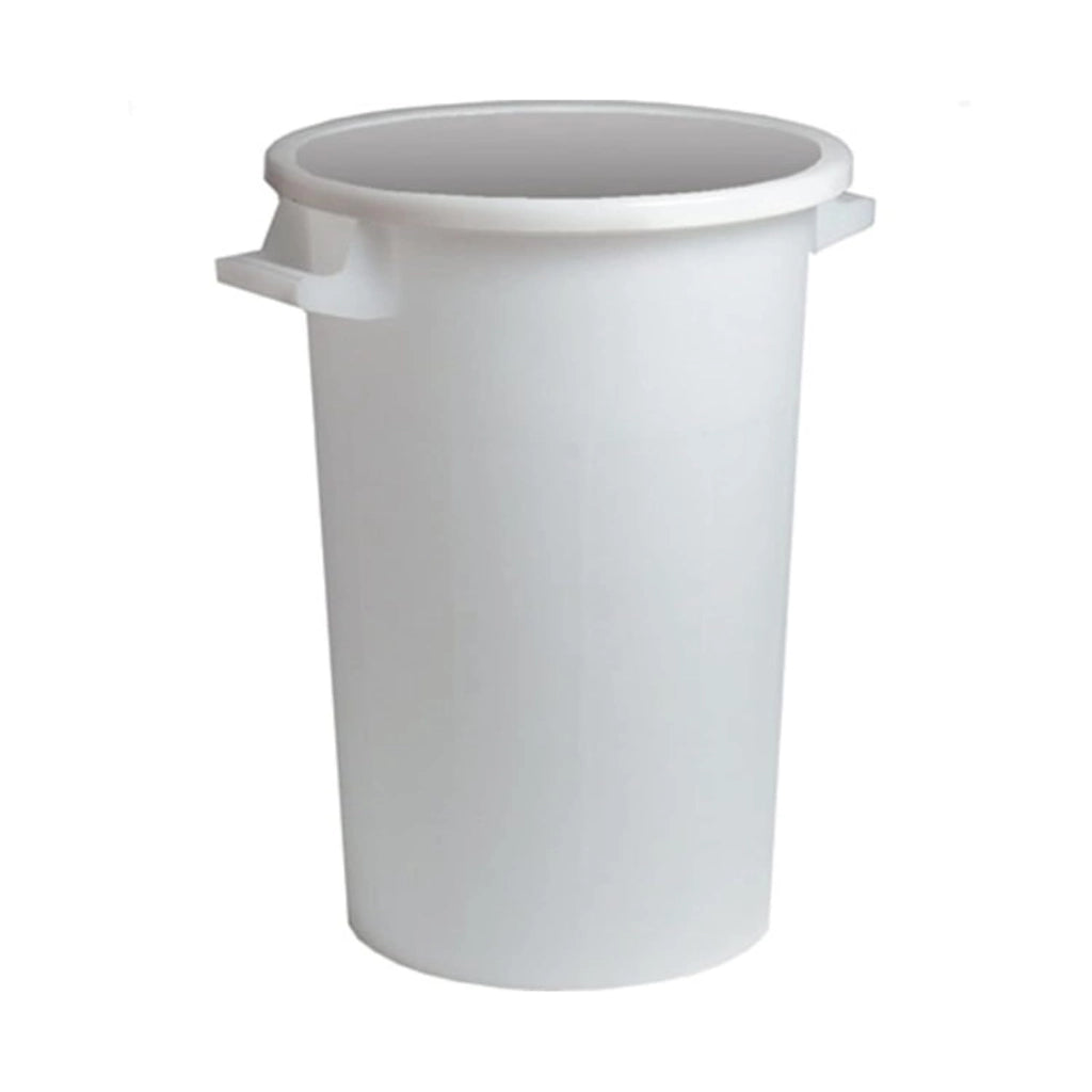 BIDONE IMMONDIZIA SOVRAPPONIBILE Lt 50 - Ø 41 x  h 49 cm - bianco  - ICS