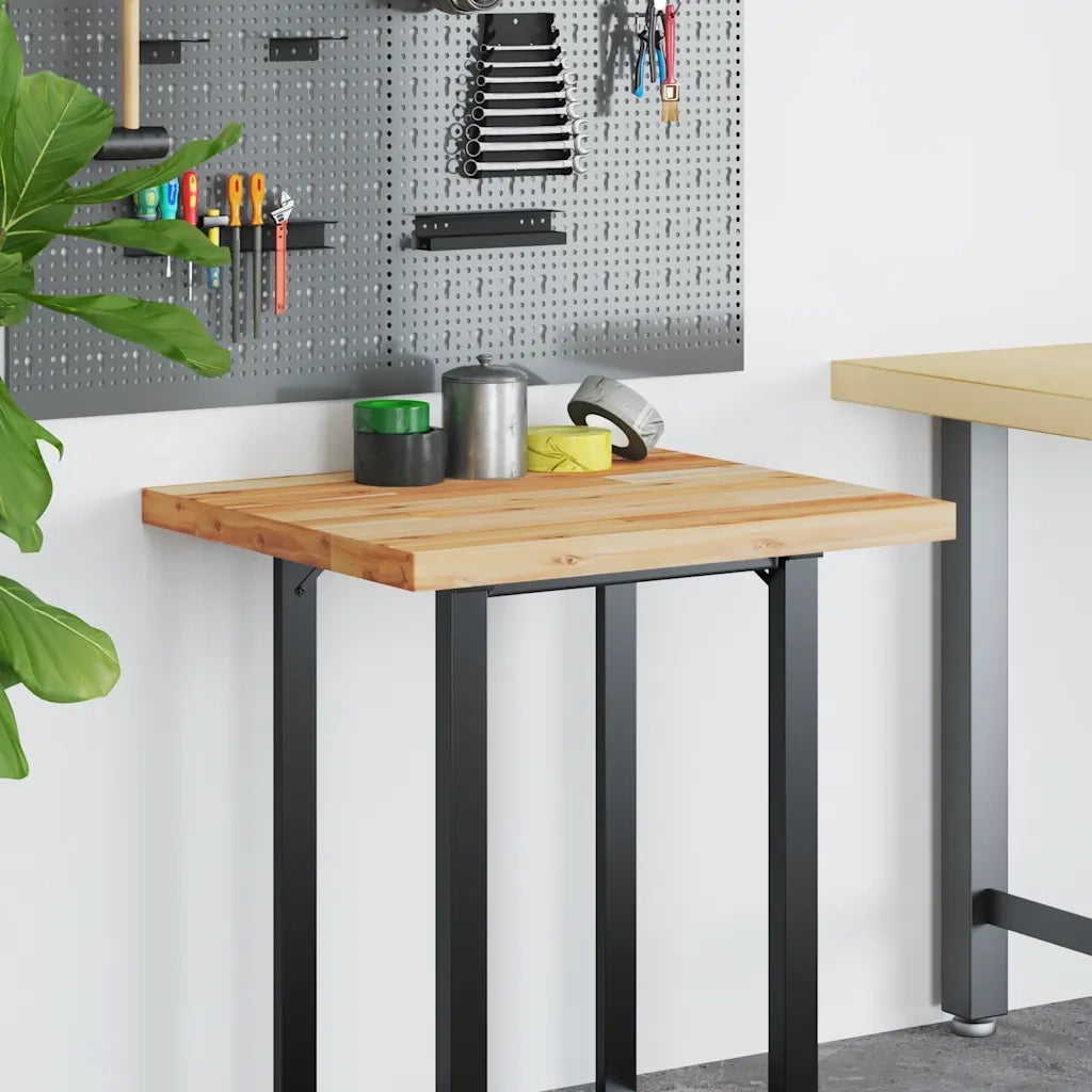 vidaXL Piano Scrivania a Olio 100x60x4 cm Legno Massello Acacia