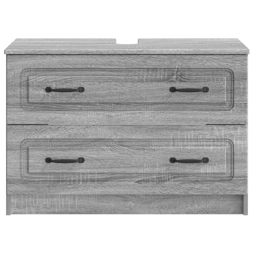 Armadio per Lavabo da Bagno UTRECHT Sonoma grigio 897681