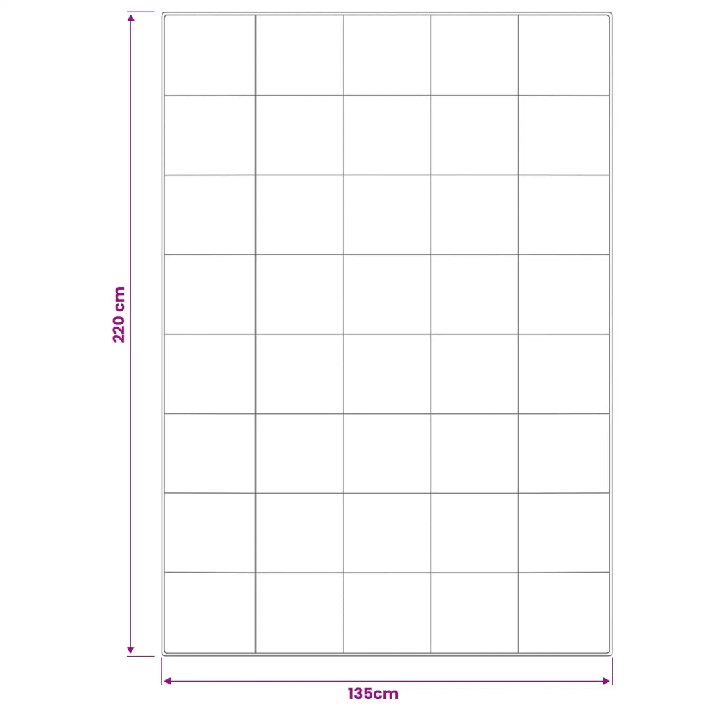 Piumone 135x220 cm Inverno 450 GSM Lana Australiana Bianco 42042875