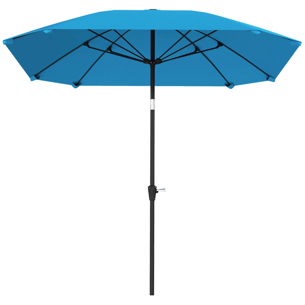 Ombrellone da Giardino 233x233 cm ¨C Xylo ¨C Angolo Regolabile Impermeabile Alluminio Blu