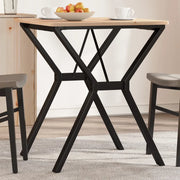Telaio Gambe a Y per Tavolo da Pranzo 60x60x73 cm in Acciaio