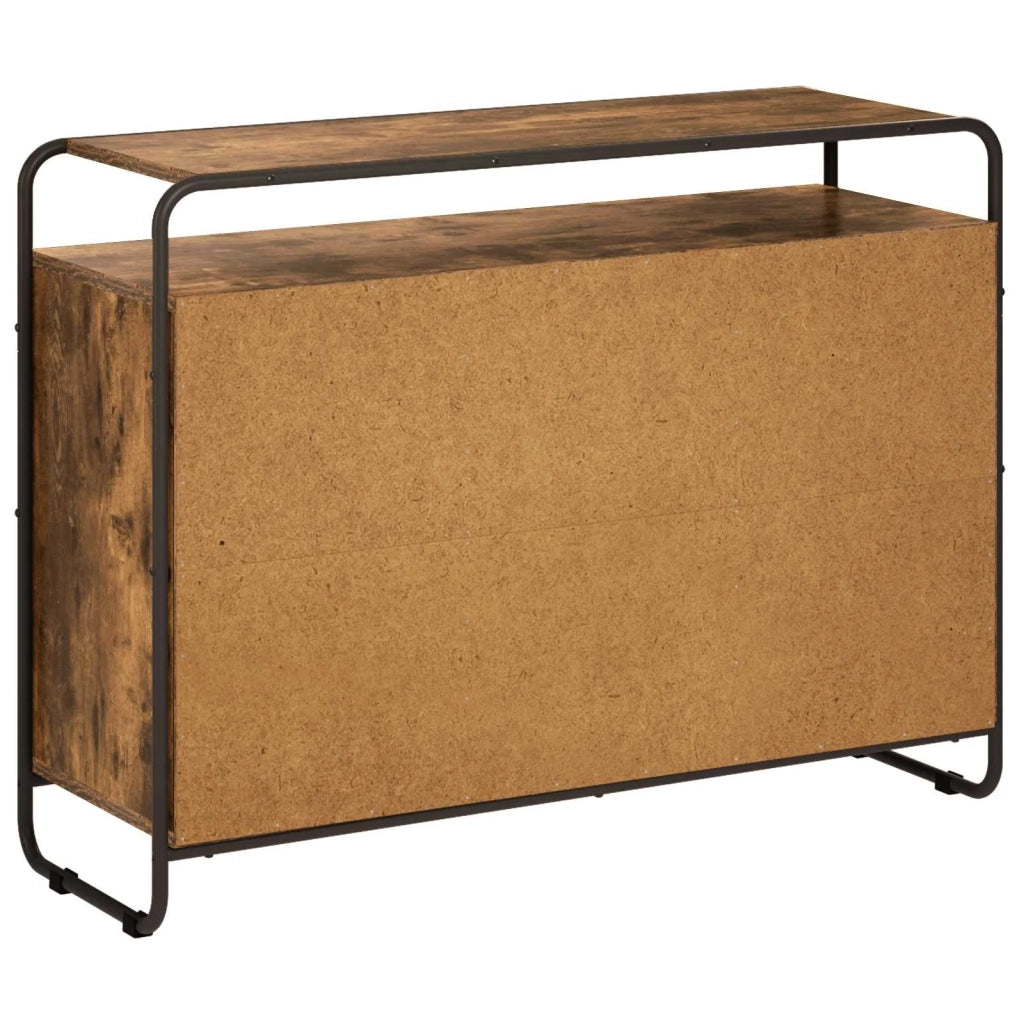 Credenza Rovere Fumo 102 x 35 x 75 cm Legno ingegnerizzato 8007986