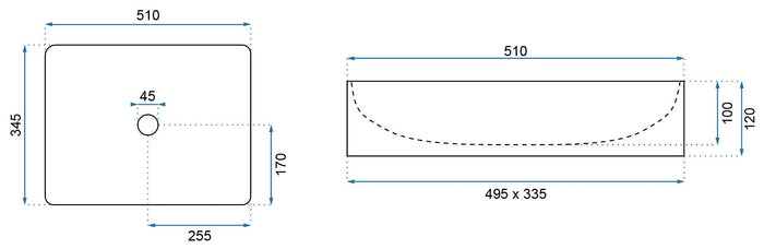 Lavabo Da Appoggio Rea Inga White