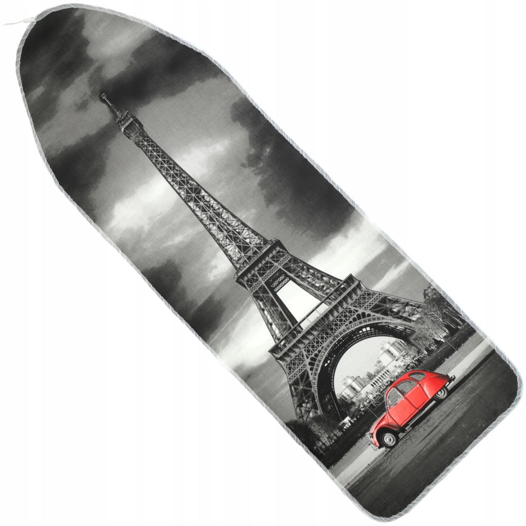 Copertura elasticizzata per asse da stiro KADAX 148x52 cm resistente con motivo Torre Eiffel