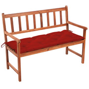 Panca da Giardino con Cuscino 120 cm in Massello di Acacia cod mxl 45633