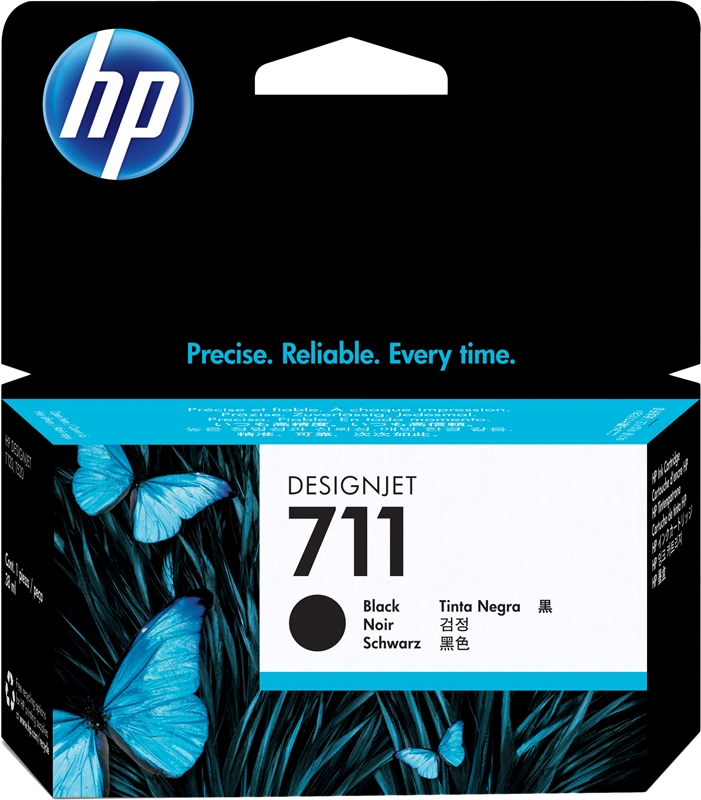HP Cartuccia inchiostro nero DesignJet 711, 38 ml