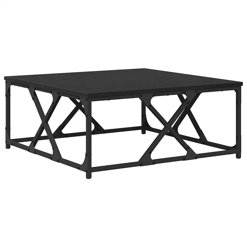 Tavolino da salotto Rovere Nero 70 x 70 x 30 cm 882774
