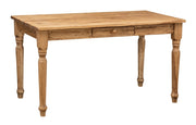 Biscottini Tavolo fisso Country in legno massello di tiglio. Made in Italy rettangolare