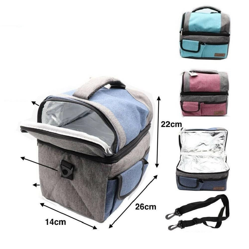 Trade Shop - Borsa Termica 22x26x14cm Frigo Borsetta Porta Alimenti Pranzo Spiaggia Mare -