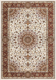 Tappeto BABIL cm.240x340 disegno classico orientale colore crema e rosso