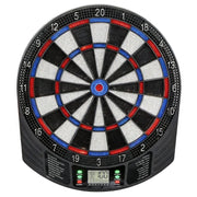 Dartboard elettronico per 1-8 giocatori, display LCD, 6 set di freccette, multicolore