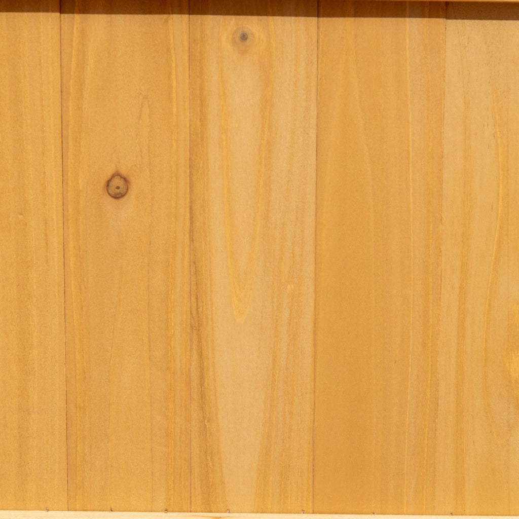 Fioriera con Grigliato in Legno d'Abete ¨C Zephmum ¨C Giallo 90x45x180 cm