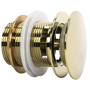 Tappo Vasca Senza Troppo Pieno Click-clack Rea Gold 6cm