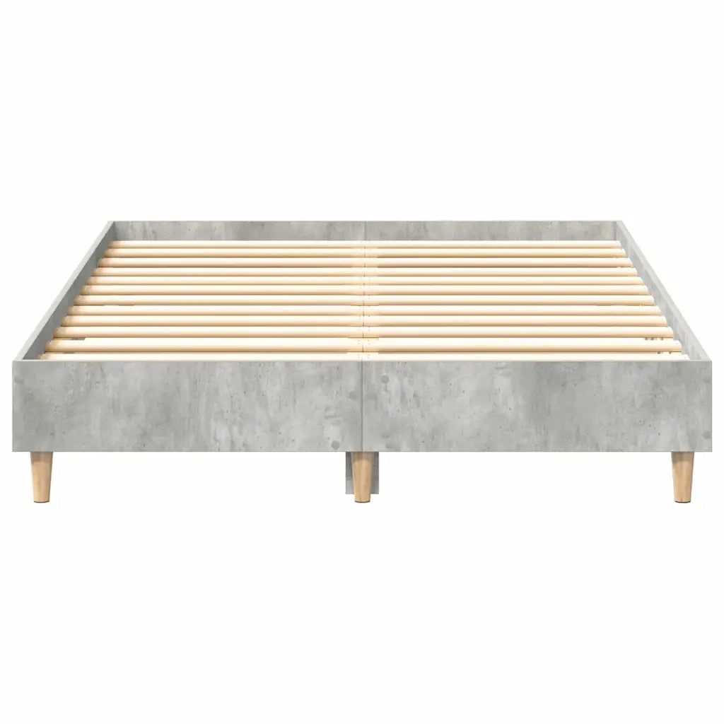 Struttura del letto-Giroletto Grigio cemento 193 x 123 x 25 cm