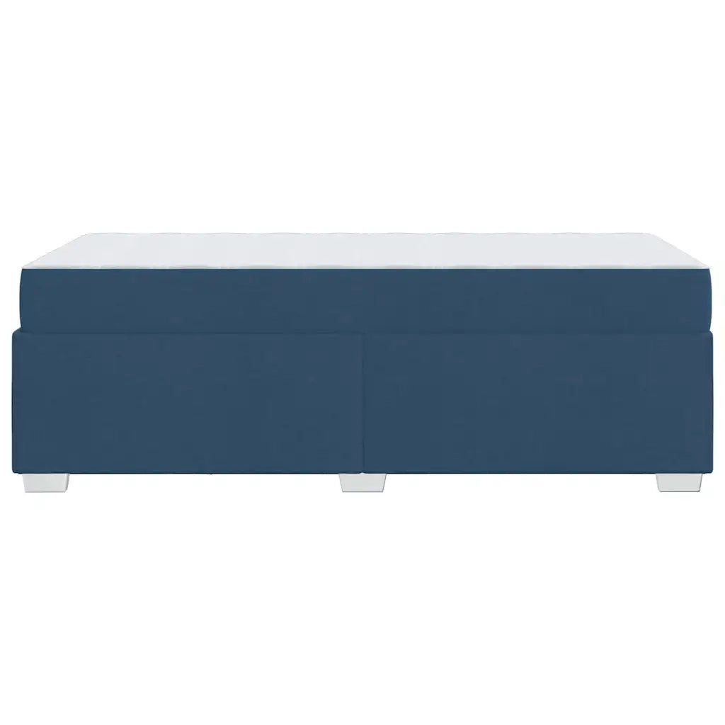 Struttura del letto con materasso Blu 100 x 200 cm Tessuto 3399172
