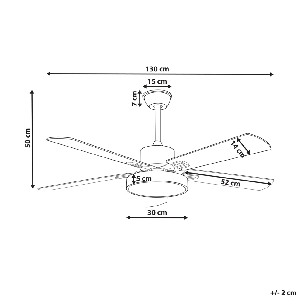 Ventilatore da soffitto con luce Ventilatore verde Materiale sintetico Ferro Telecomando Luce Effetto Legno Grana Soggiorno Tradizionale