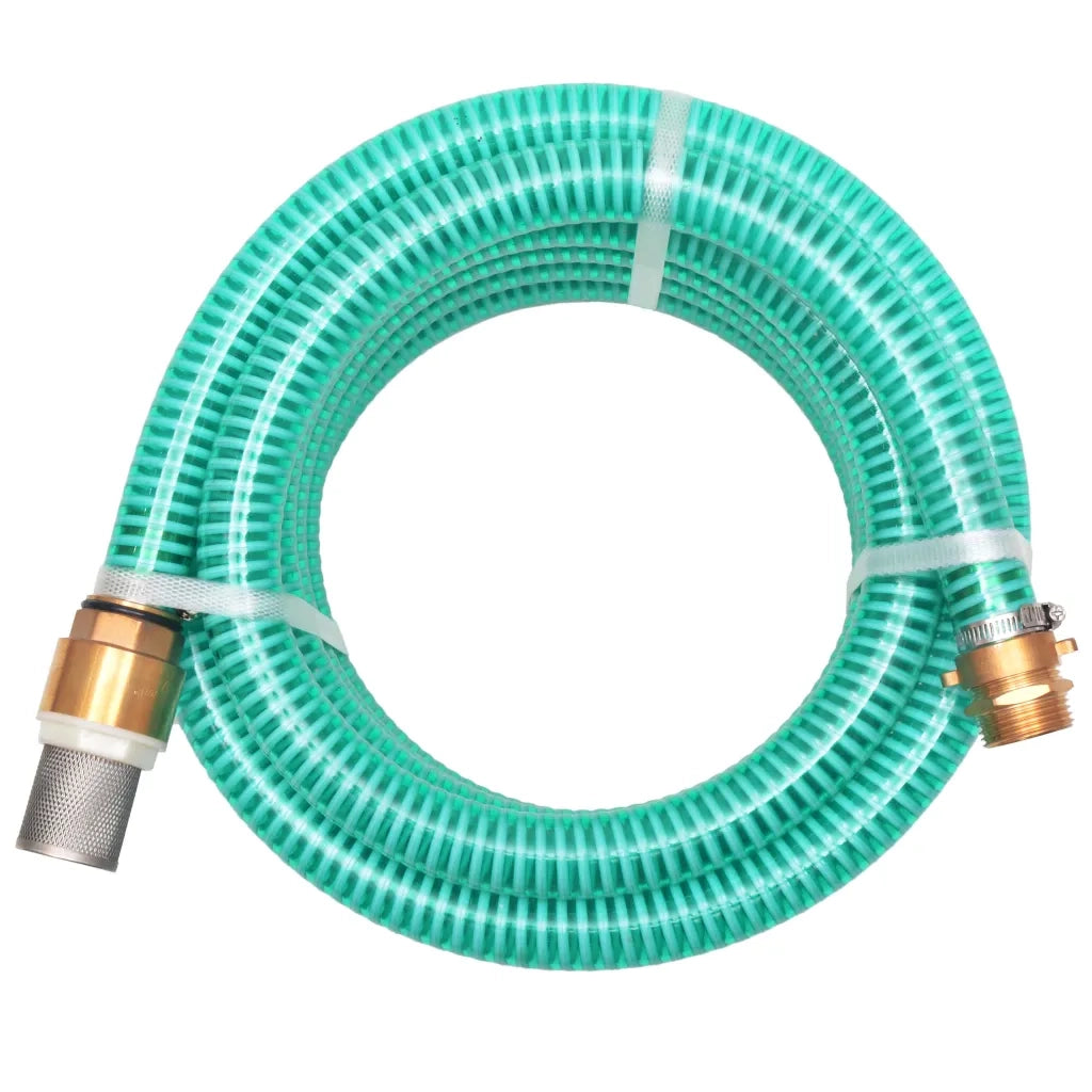 Tubo di Aspirazione con Connettori in Ottone 4 m 25 mm Verde cod mxl 70131