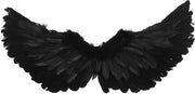 Ali di angelo nero - Ali di vetro - Cinture elastiche - Accessori di costume - Cosplay - Ali decorative