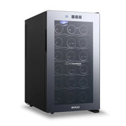 SOGO Cantinetta Vino 18 Bottiglie 48L con Display LED Touch e Ripiani Cromati