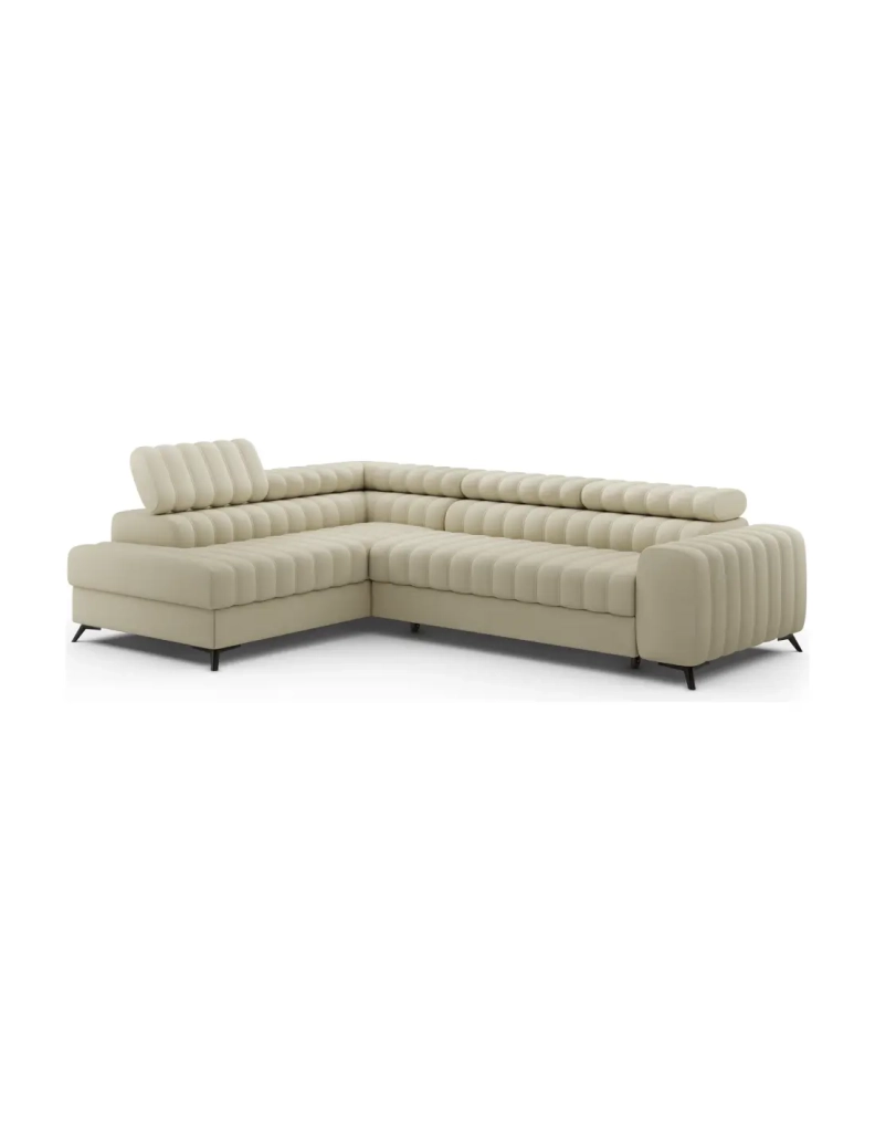 Divano ad angolo collezione KANEDOJO color crema