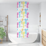 vidaXL Tenda a Rullo Doccia 70x240 cm Larghezza Tessuto 66 cm