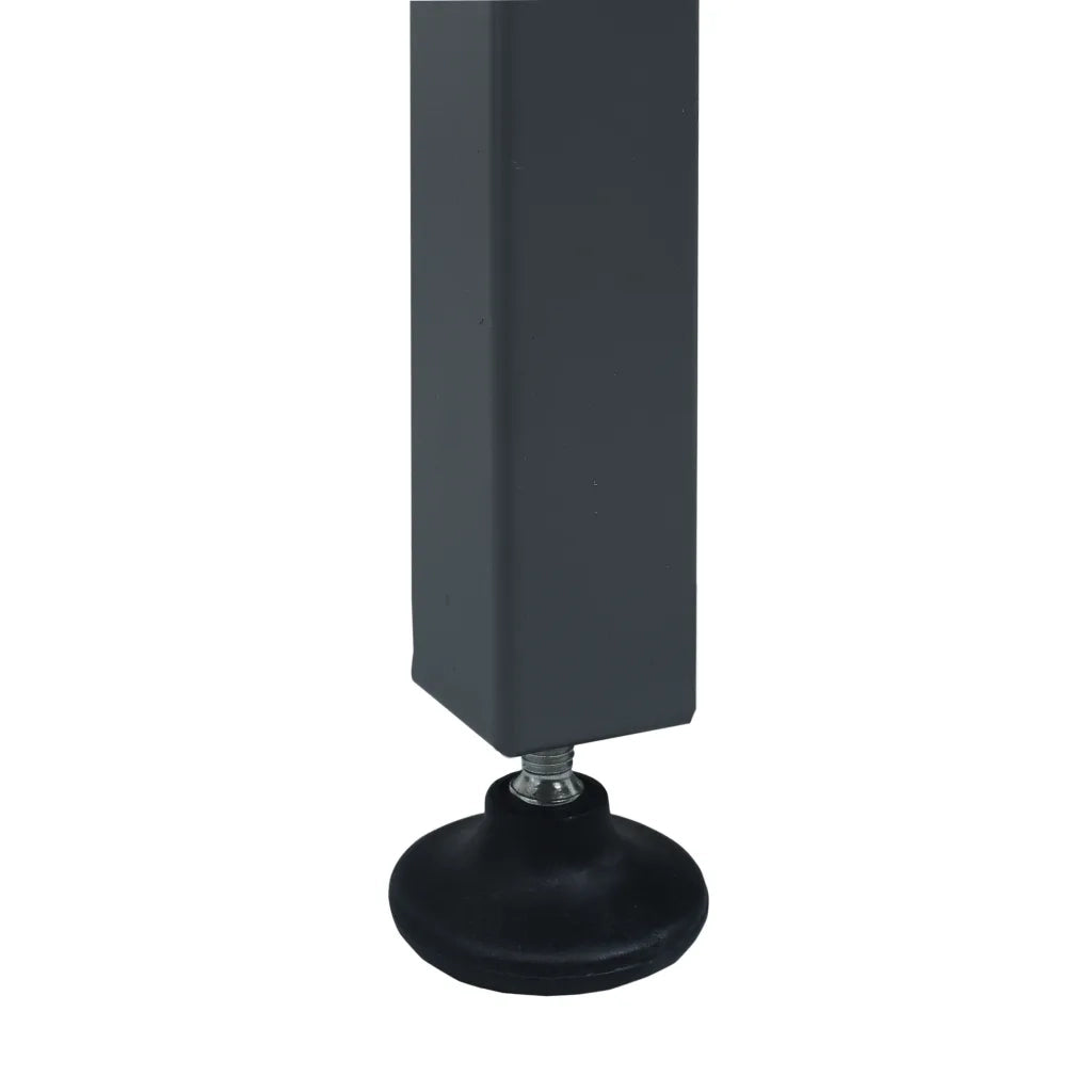 Banco da Lavoro Nero 120x60x85 cm in Acciaio 145345