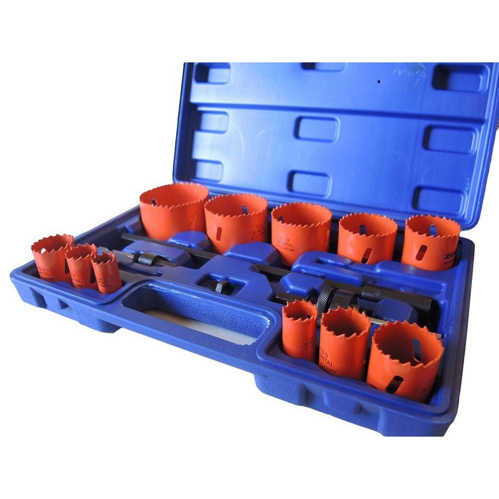 Trade Shop - Frese A Tazza Seghe Bi Metal Fresa Da Trapano Per Ferro Legno Alluminio 15pz -