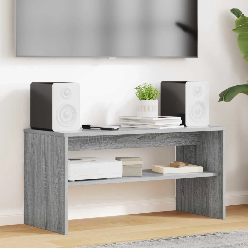 Mobile TV-Credenza per TV Grigio Sonoma 80 x 35 x 40 cm Legno multistrato
