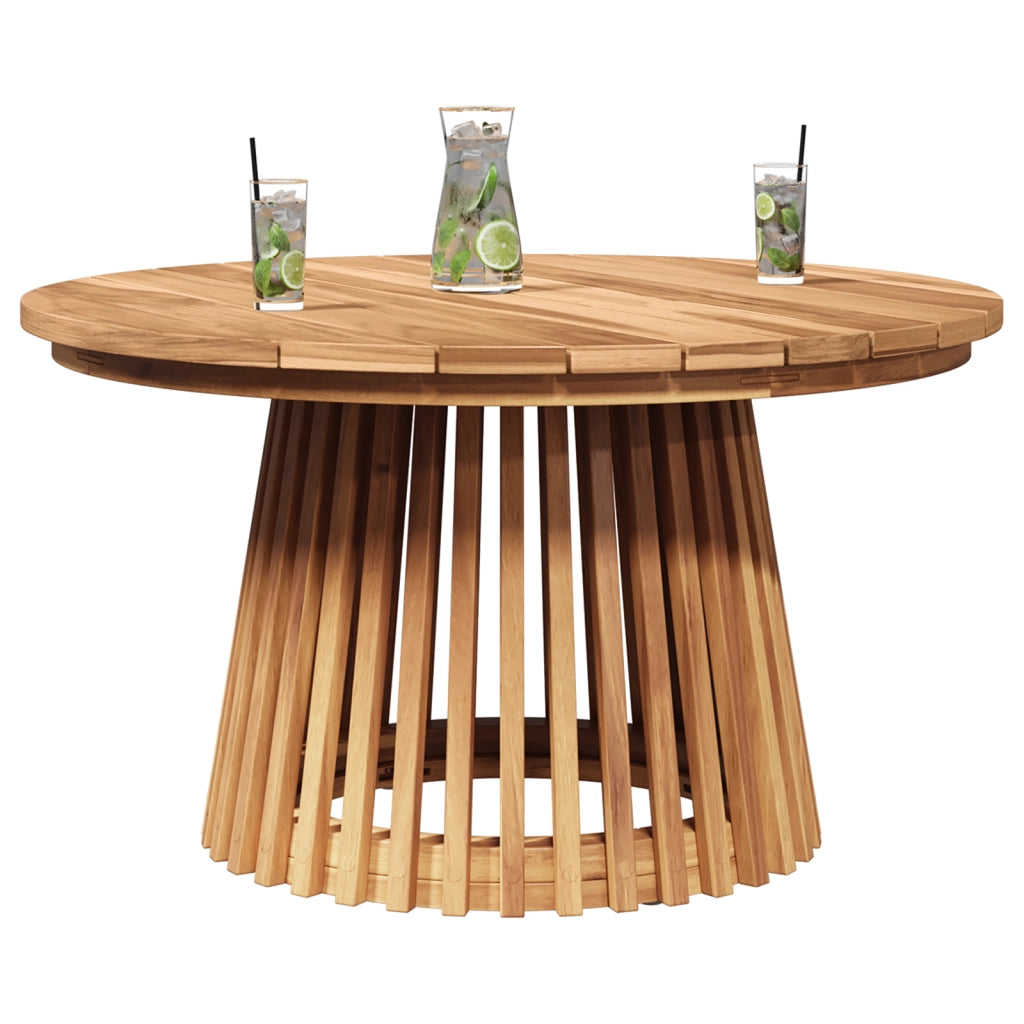 Tavolo da caffÃ¨ da giardino Ã˜70x40 cm Legno Massello di Teak