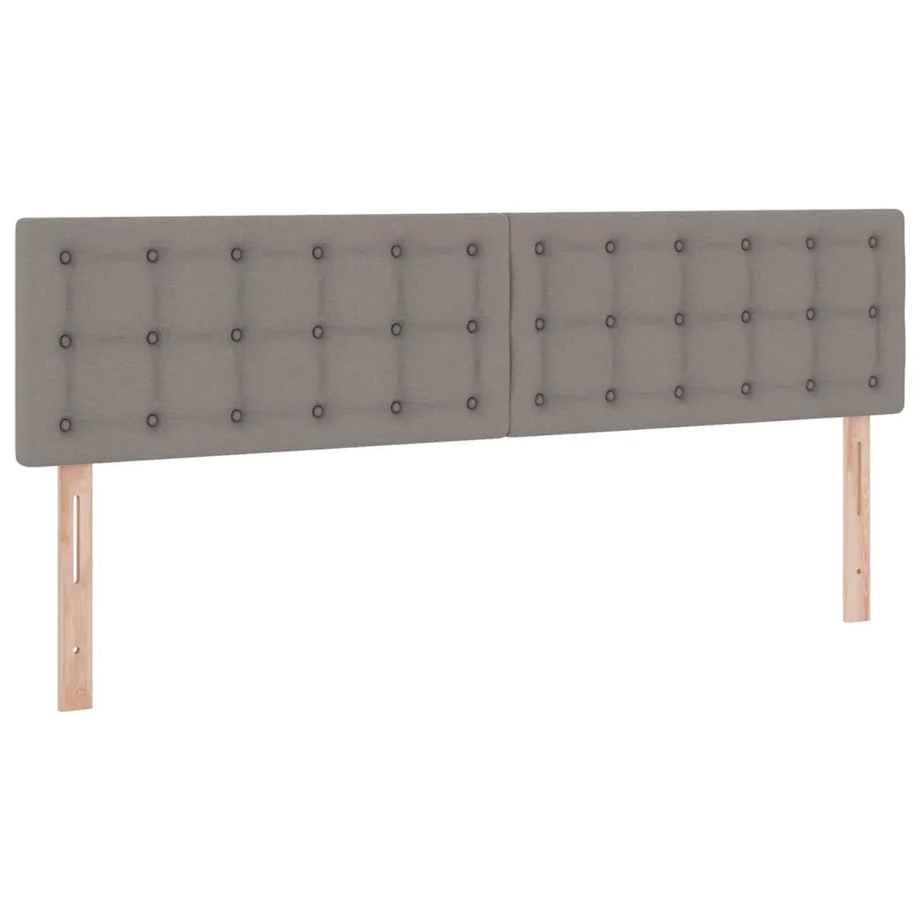 Letto con contenitore LED e materasso Tortora 200 x 200 cm