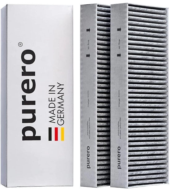 Set di Filtri Attivi a Carbone - Alta Neutralizzazione dei Gas - Set a 2 - Guscio di Coco