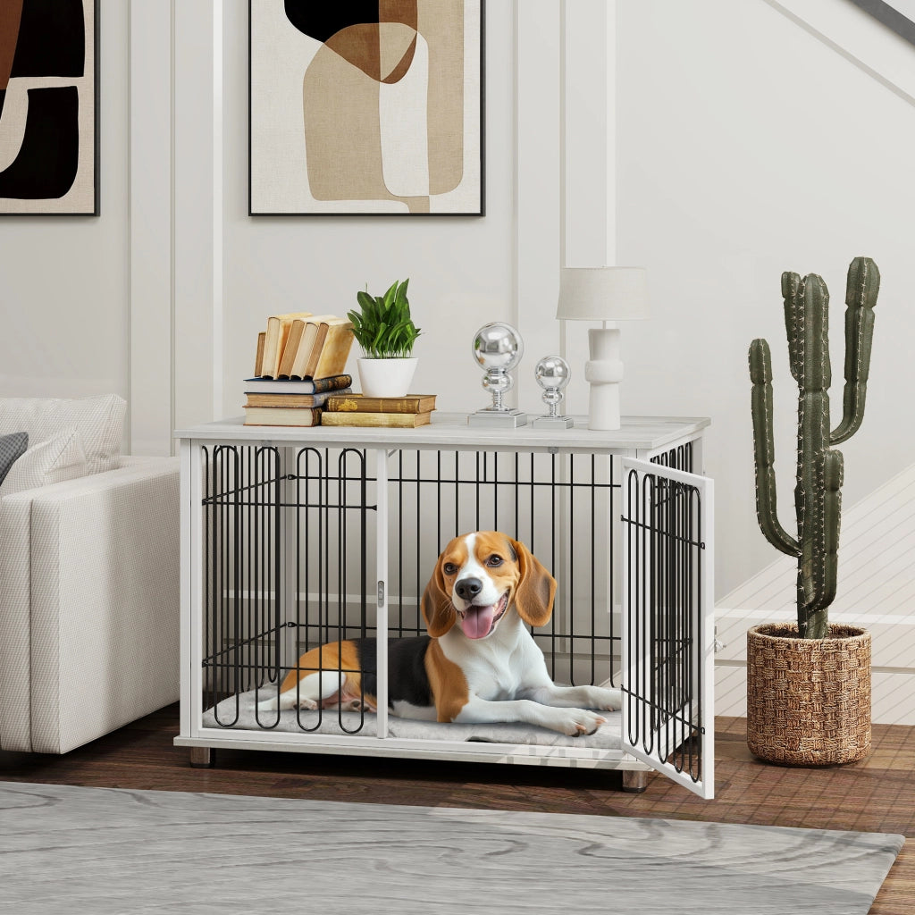 Casetta Cane Grigio con Cuscino ¨C zephmum ¨C 90x58x62.5 cm