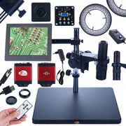 Mikroscopio Digitale Earth Pro MCEP-0.5X Set – Zoom 7-45x, Oculare 360°, LED 56x, Camera HDMI-USB