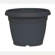 Vaso similcotto spazzolato diametro 25 colore antracite