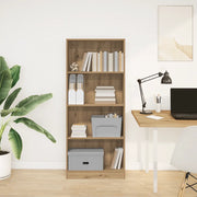 Libreria Rovere Artigianale 60x24x143 cm in Legno Multistrato 857820